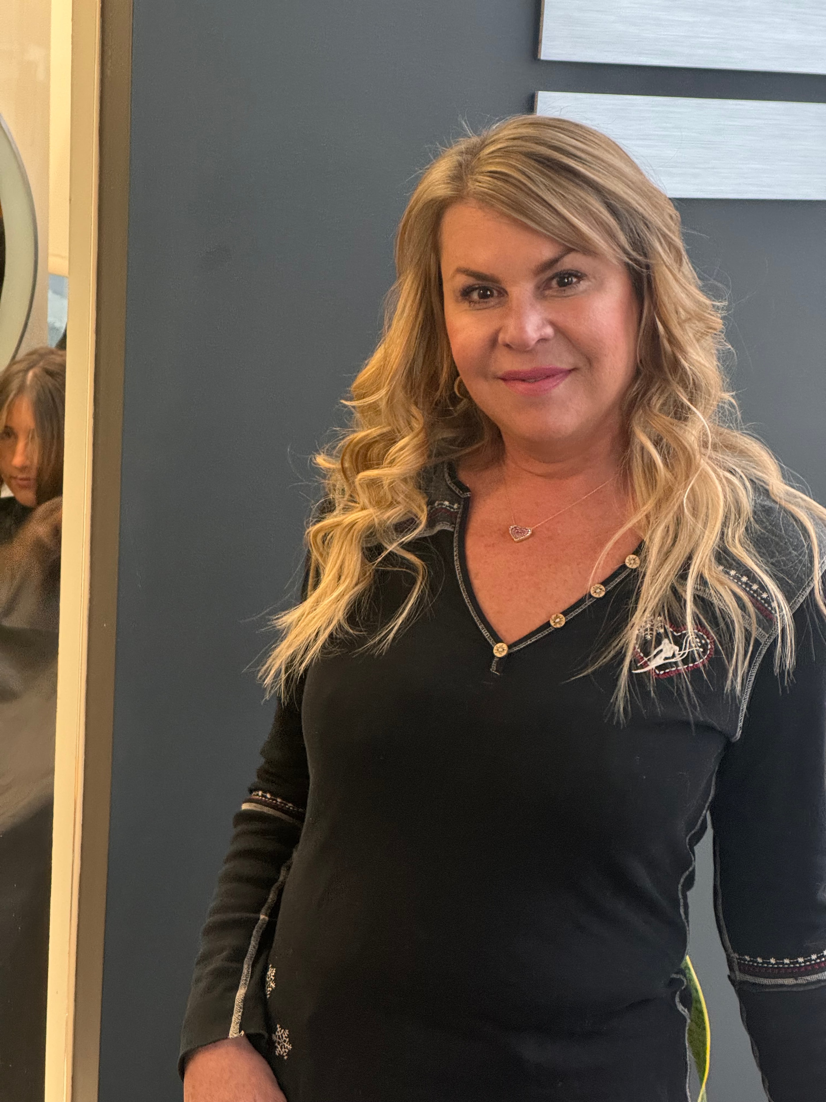 Hair extension transformation by Tim's Teazz Denver