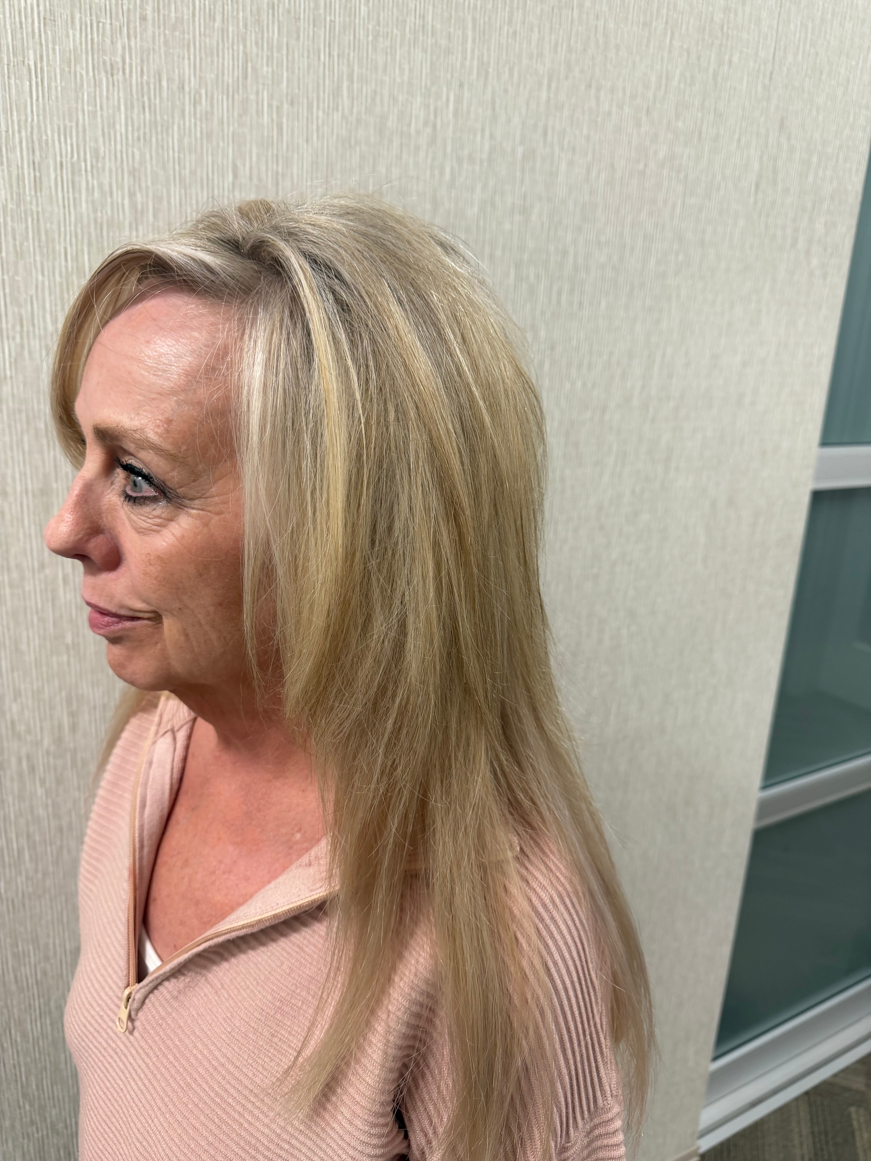Hair extension results by Tim's Teazz Denver