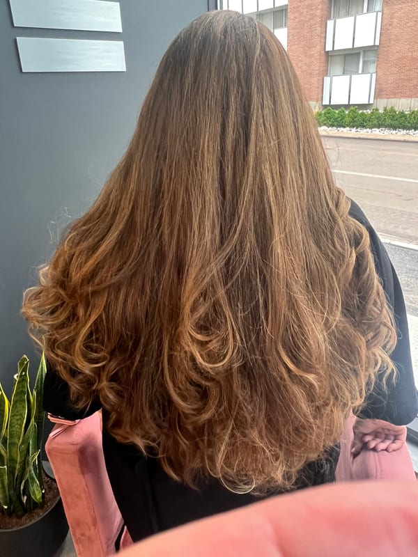 Ombré hair transformation — Tim's Teazz Denver client